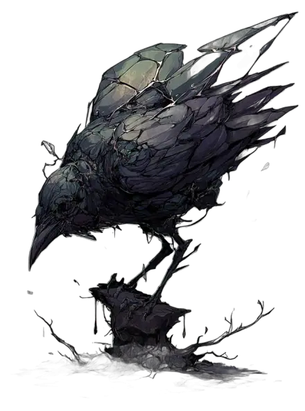 Cornacchia di vetro